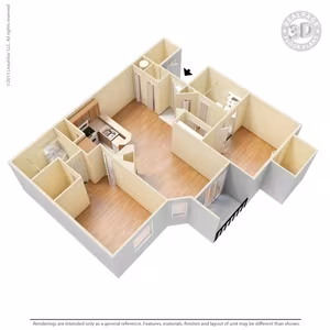 Unit 03207 07307 floor plan
